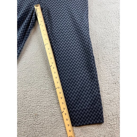 Betabrand Classic Yoga Dress Pants Sz L Blue pull on Stretch - Picture 8 of 10